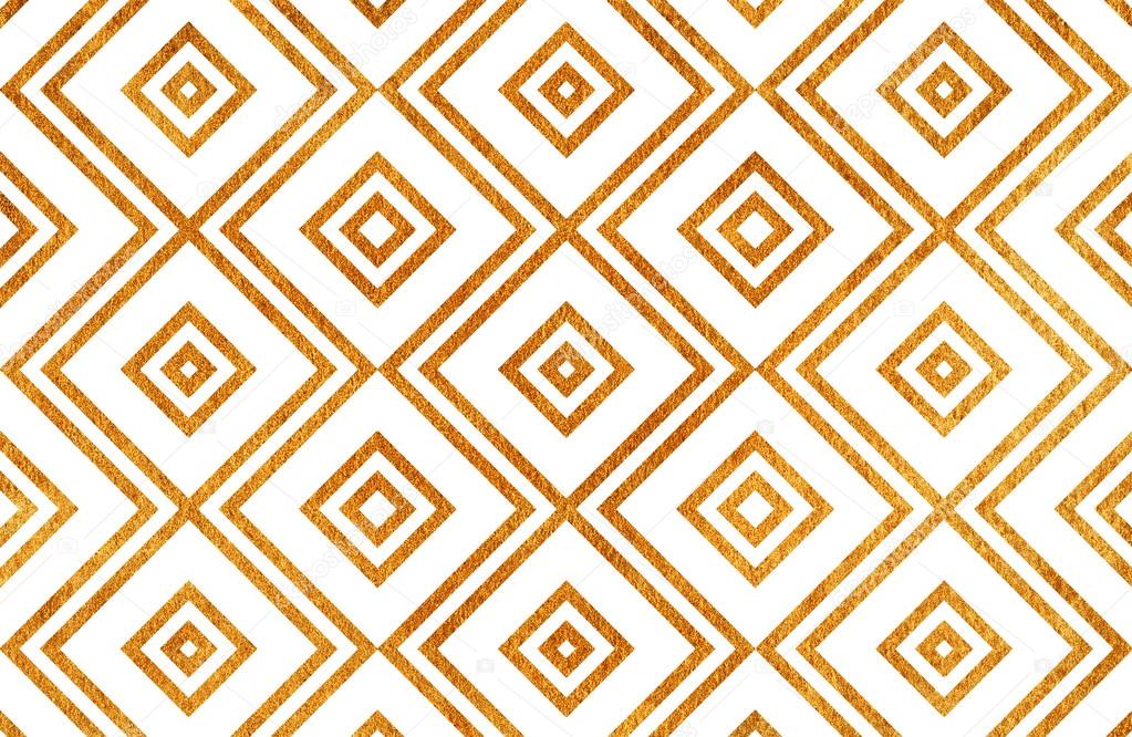 Geometrical golden pattern.