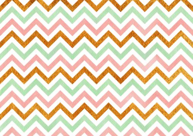 Sulu Boya çizgili arka plan, chevron.