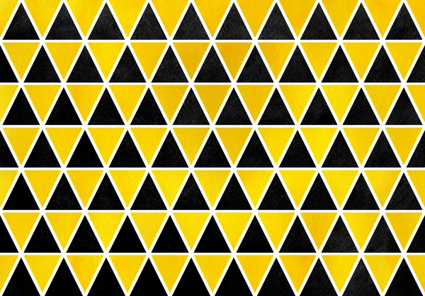 Aquarel driehoek patroon. — Stockfoto