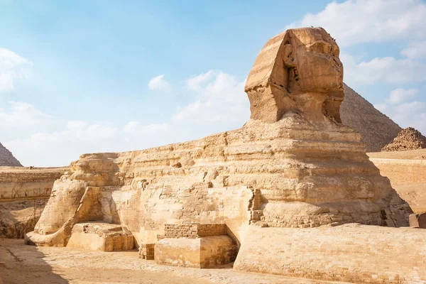 Blick Auf Die Große Sphinx Gizeh Ägypten — Stockfoto