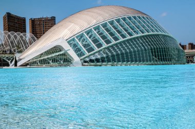 City of Arts and Sciences in Valencia. clipart