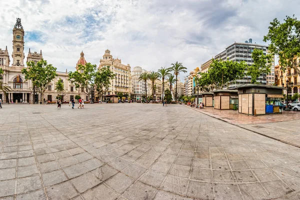 Valencia Spain June 2019 Main Square Valencia — Foto de Stock