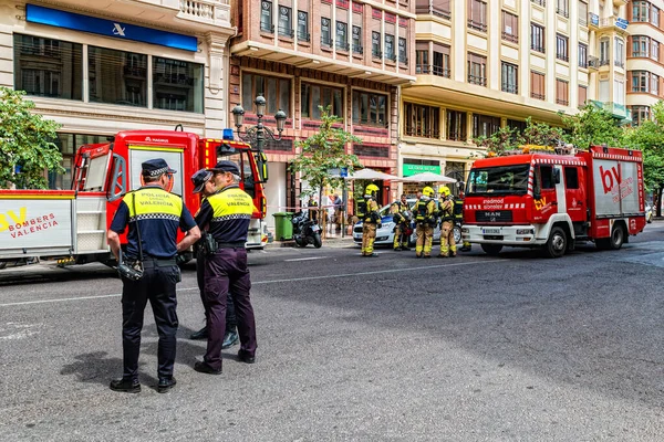 Valencia Spain June 2019 Fire Center Valencia — ストック写真