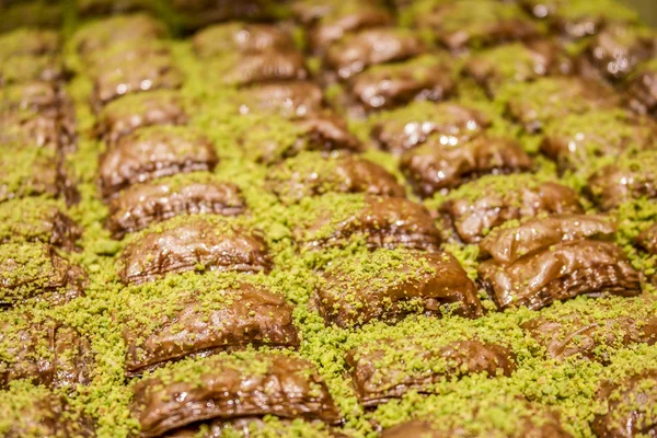 バクラヴァ。トルコの伝統的なお菓子. — ストック写真