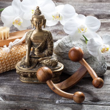 Buddha ile masaj ve saflık tedavi unutmayın için ortam