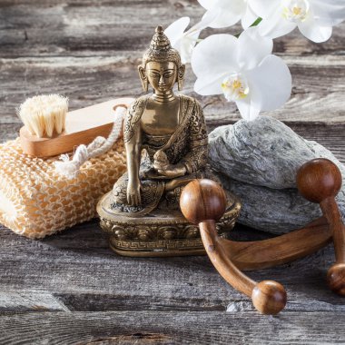 çivi ve vücut pampering için feng shui dekor