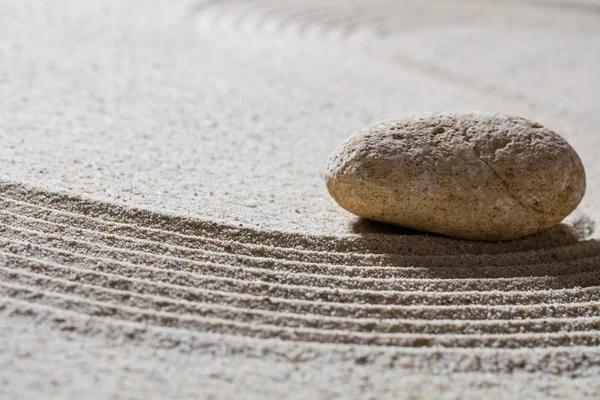 Calhau texturizado em ondas para conceito de spa de beleza com paz interior — Fotografia de Stock