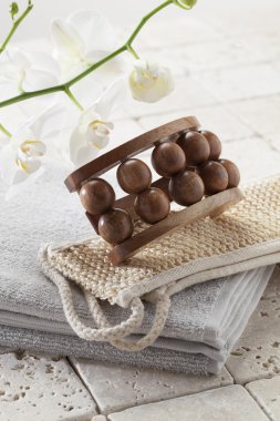 peeling için nemlendirici banyo ve yumuşak Masaj