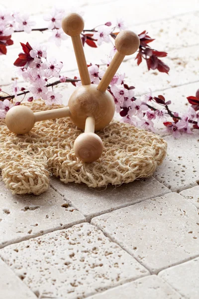 Masaje suave para la belleza y pureza en el spa — Foto de Stock