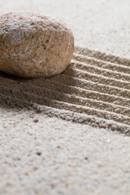 gevşeme güzellik kavramı için düz çizgiler üzerinde çakıl