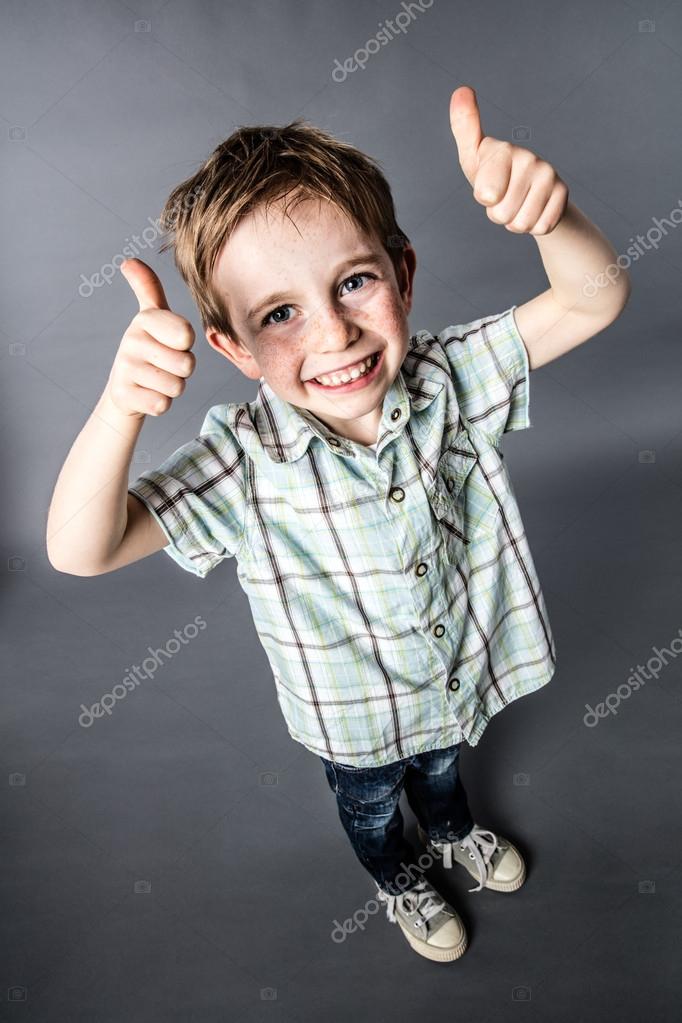 Excited little red hair child with freckles counting to one or saying OK Stock Photo by ©studiograndouest 116261654 Excited little red hair child with freckles counting to one or saying OK Stock Photo by ©studiograndouest 116261654