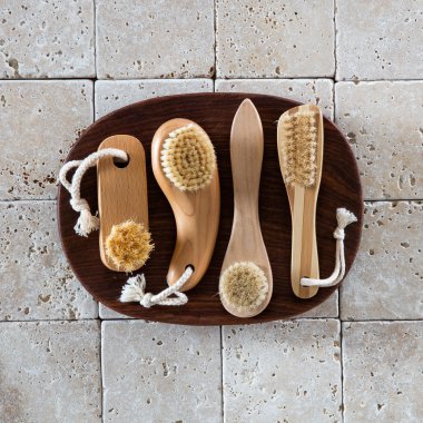 vücut, Cilt, Manikür ve Relax fırçalar güzellik spa için peeling