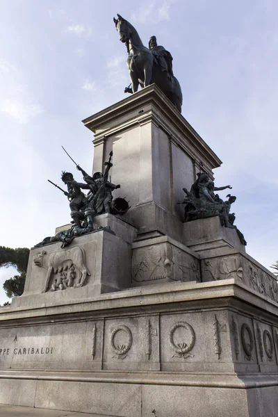Statua Piazza Garibaldi Roma — Stock Fotó