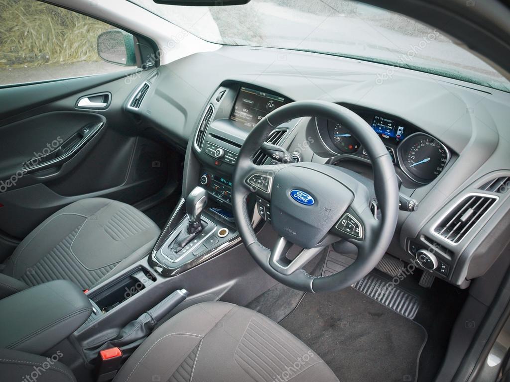 Ford Focus 2015 Innenraum Redaktionelles Stockfoto