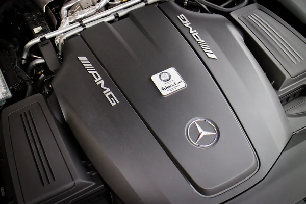 Mercedes-amg gt s Motor 2015 — Stockfoto