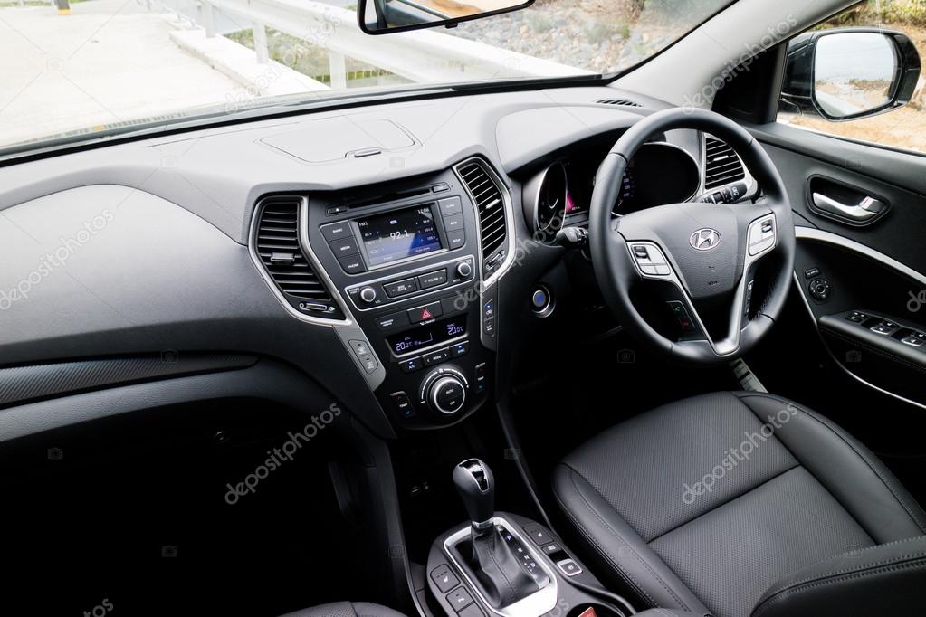 Hyundai Santafe 2015 Interior Stock Editorial Photo