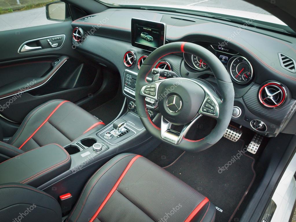 Mercedes-Benz A45 AMG 2016 Interior - Stock Editorial ...