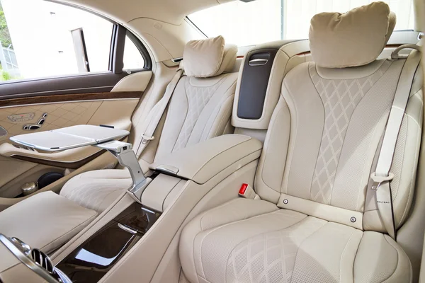 Mercedes-Benz S-Class 2013 Model Rear Seat — Stock Photo, Image