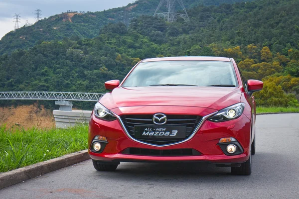 Mazda3 Hatchback 2014 v Hong Kongu — Stock fotografie