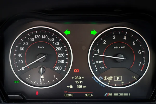 BMW M235i Test Drive em maio 15 2014 em Hong Kong . — Fotografia de Stock