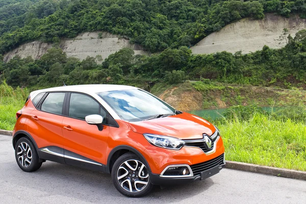 Renault omjuk teszt hajt május 21 2014-a Hong Kong-ban. — Stock Fotó
