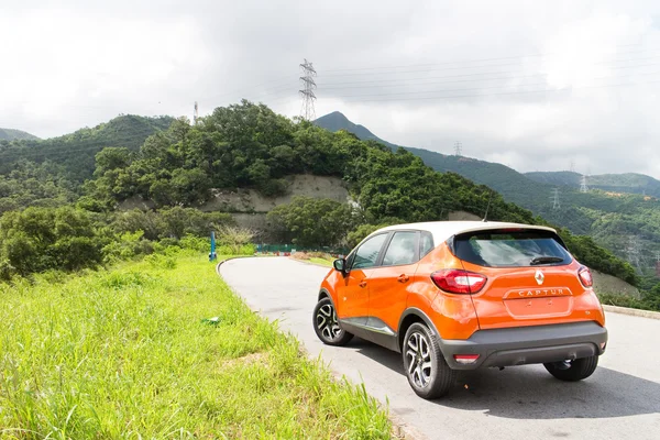 Renault omjuk teszt hajt május 21 2014-a Hong Kong-ban. — Stock Fotó