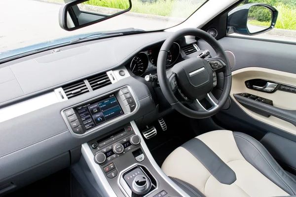 Range Rover Evoque 2014 interiör — Stockfoto