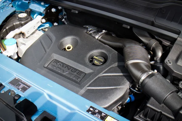 Range Rover Evoque 2014 motor — Stockfoto