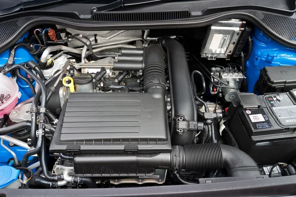 Volkswagen Polo TSI 2014 prueba de conducción — Foto de Stock