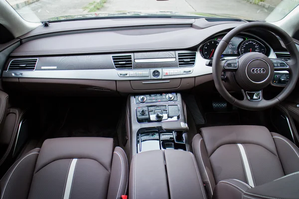 Audi A8L W12 2014 Interior — Stock Photo, Image