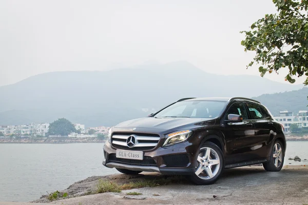 Mercedes-Benz GLA 4MATIC 2014 test drive — Stock Photo, Image