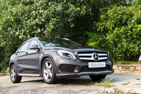 Mercedes-benz gla 4matic 2014 testfahrt — Stockfoto