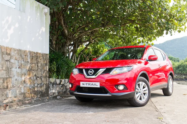 Nissan X-Trail 2014 test-drive — Fotografia de Stock