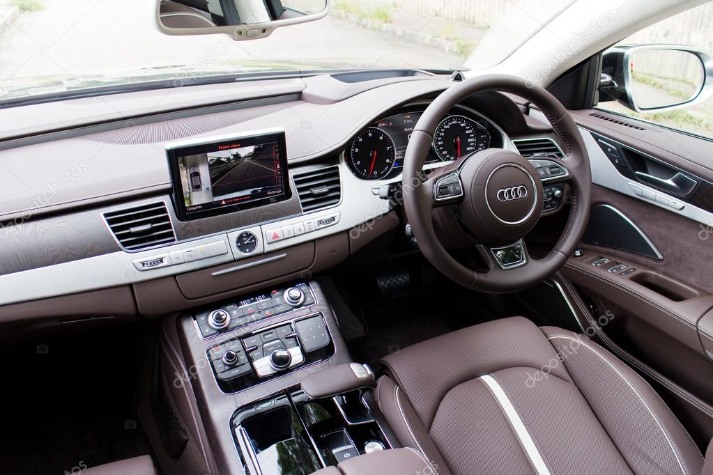 Audi A8l W12 2014 Interior Stock Editorial Photo