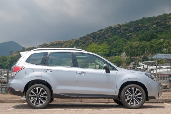 Subaru forester 2.0 xt 2016 testfahrt tag — Stockfoto