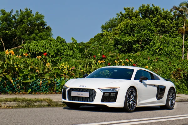 Audi R8 2016 Test Drive den — Stock fotografie