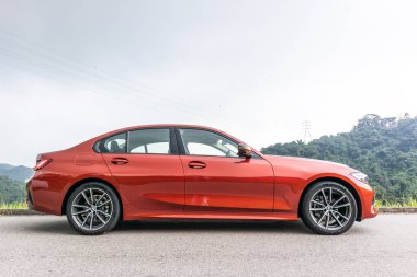 Hong Kong, Çin 31 Ağustos 2020: BMW TE3 2020 Test Sürüşü Günü 31 Ağustos 2020, Hong Kong.
