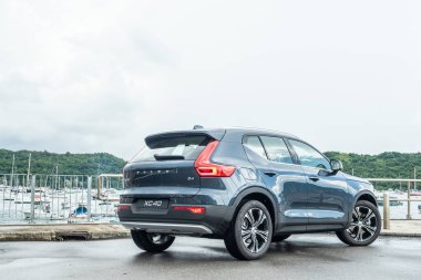 Hong Kong, Çin 11 Eylül 2020: Volvo XC40 2020 Test sürüşü Günü 11 Eylül 2020, Hong Kong.