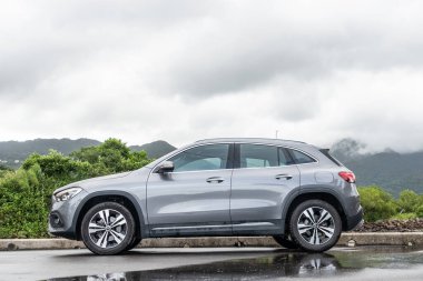 Hong Kong, Çin 11 Eylül 2020 Mercedes-Benz GLA 2020 Test Sürüşü Günü 11 Eylül 2020, Hong Kong.