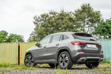 Hong Kong, Çin 11 Eylül 2020 Mercedes-Benz GLA 2020 Test Sürüşü Günü 11 Eylül 2020, Hong Kong.