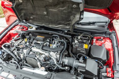 Hong Kong, Çin 5 Ekim 2020 Mazda3 e-Skyactive X 2020 Motor 5 Ekim 2020, Hong Kong.