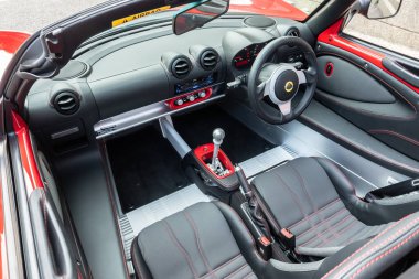Hong Kong, Çin 3 Kasım 2020: LLotus Elise Sport 220 İç İşleri 3 Kasım 2020, Hong Kong.