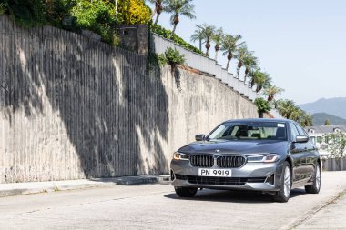 Hong Kong, Çin 12 Kasım 2020: BMW TE5 2020 Test sürüşü 12 Kasım 2020, Hong Kong.