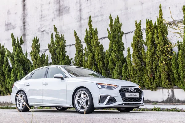 Hong Kong, Çin 9 Kasım 2020: Audi A4 Sedan 2020 Test Sürüşü 9 Kasım 2020, Hong Kong.