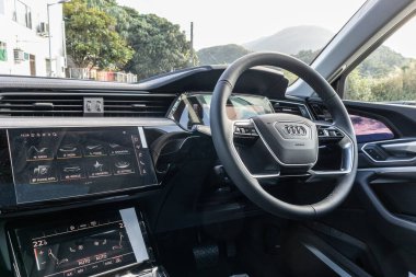 Hong Kong, Çin 18 Kasım 2020: Audi e-tron Sportback 2020 İç İşleri 18 Kasım 2020, Hong Kong.