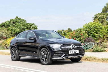 Hong Kong, Çin 30 Kasım 2020 Mercedes-Benz GLC 2020 Test Sürüşü 30 Kasım 2020, Hong Kong.