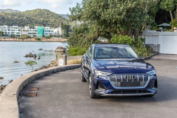 Hong Kong China Nov 2020 Audi Tron Sportback 2020 Test — Foto de Stock