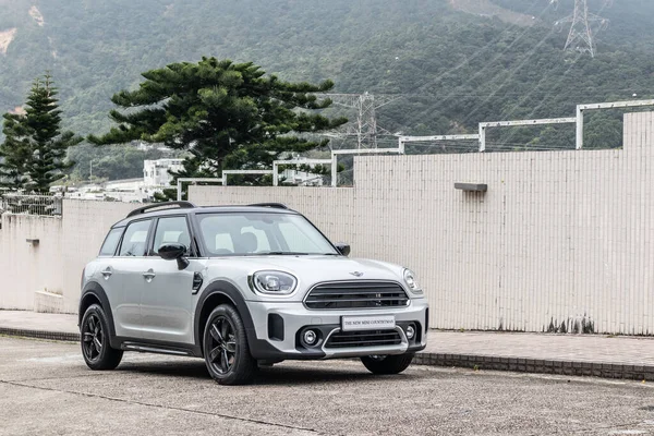 Hong Kong Čína Prosinec 2020 Mini Cooper Countryman 2020 Test — Stock fotografie