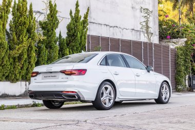 Hong Kong, Çin 5 Ocak 2021 Audi A4 40 TFSI Test Günü 5 Ocak 2021, Hong Kong.