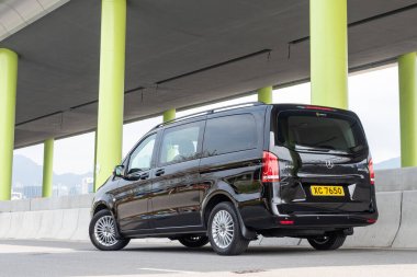 Hong Kong, Çin 1 Mart 2021: Mercedes-Benz Vito 110 CDI Test Günü 1 Mart 2021.